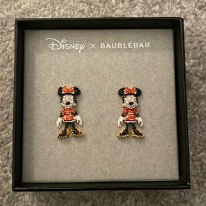 NWT Disney Baublebar Minnie Mouse Earrings